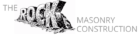 The Rock Masonry Construction Logo